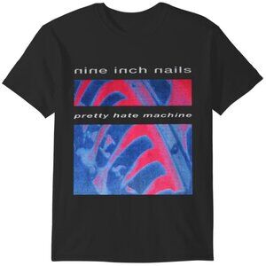 Nine Inch Nails Pretty Hate Machine 90s Graphic T-Shirt Rock Band Fan Gift Tee